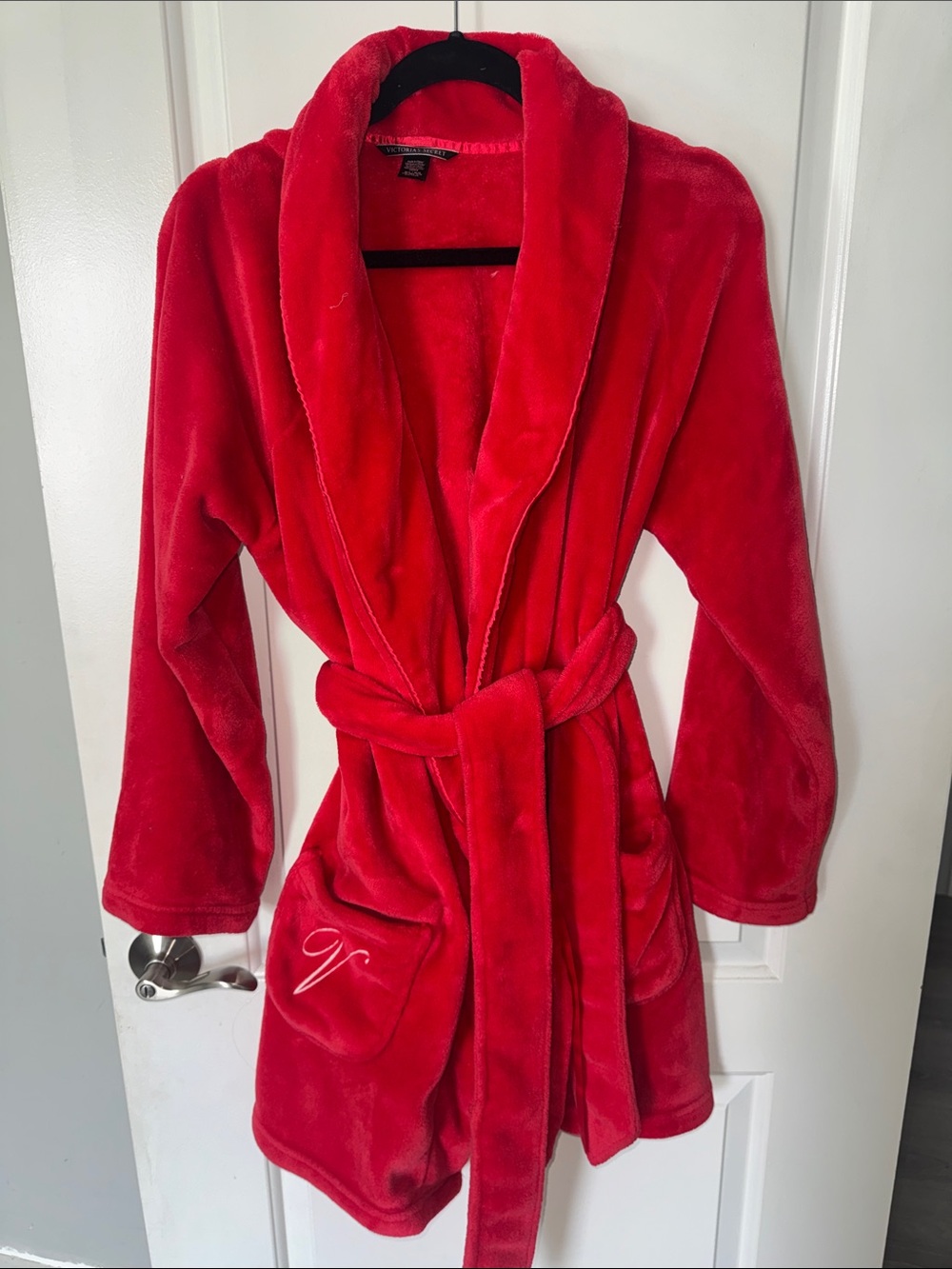 Victoria’s Secret Red Bath Robe with Belt